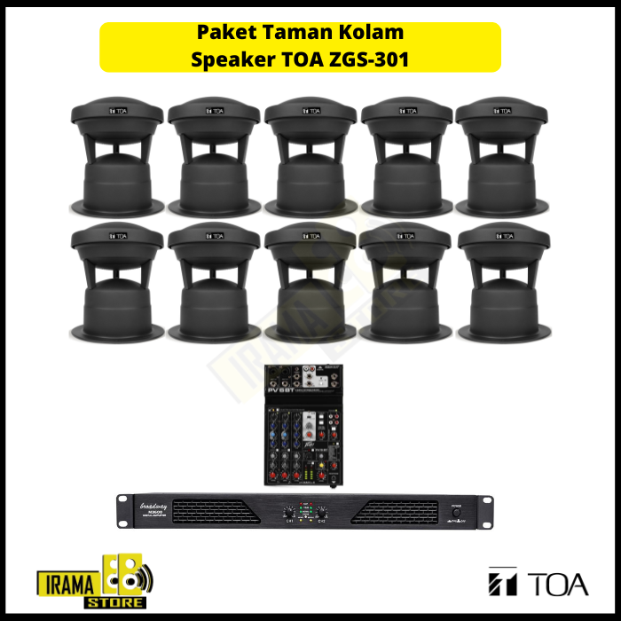 Paket Taman Kolam Speaker TOA - 10 Speaker